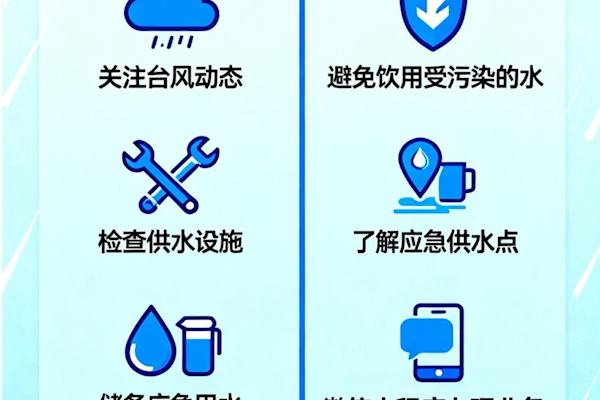 “樺加沙”來襲！居民如何用水？請收好這份指南